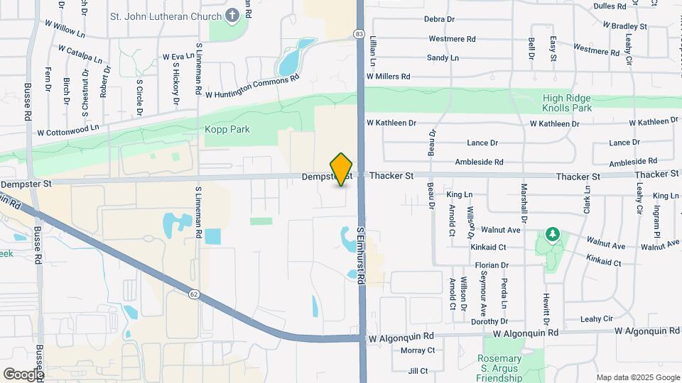 313 W Hawthorne Cir Mapa y Detalles de la Ubicación