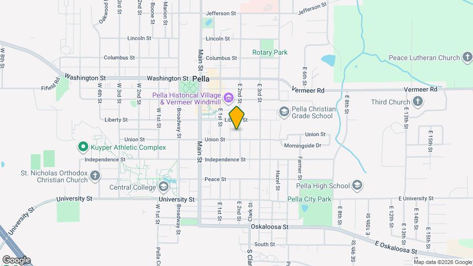 605 E 2nd St Map and Location Details