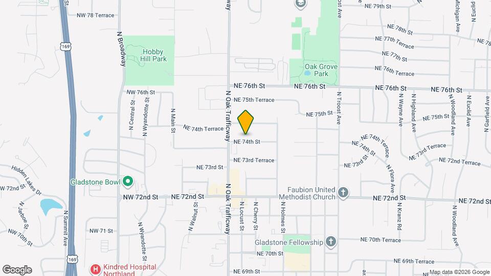 406 NE 74th St Map and Location Details