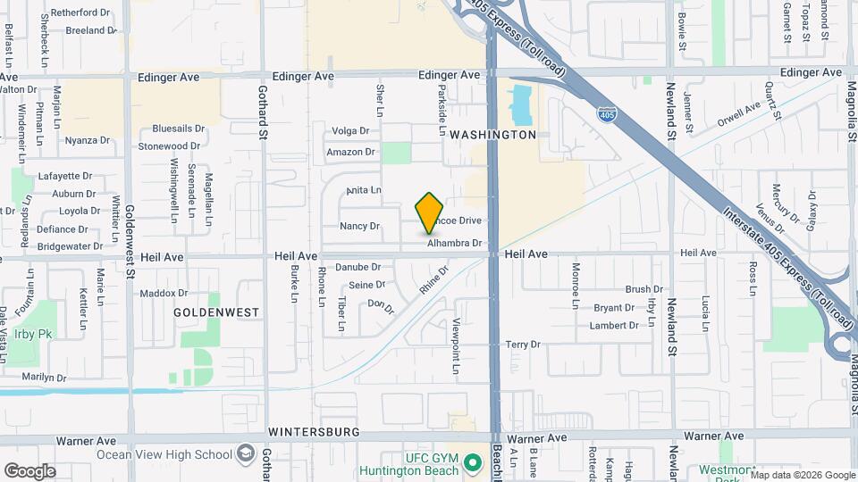 7811 Alhambra Dr Map and Location Details