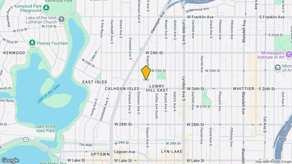 2536 DuPont Ave S, Unit 304 Mapa y Detalles de la Ubicación