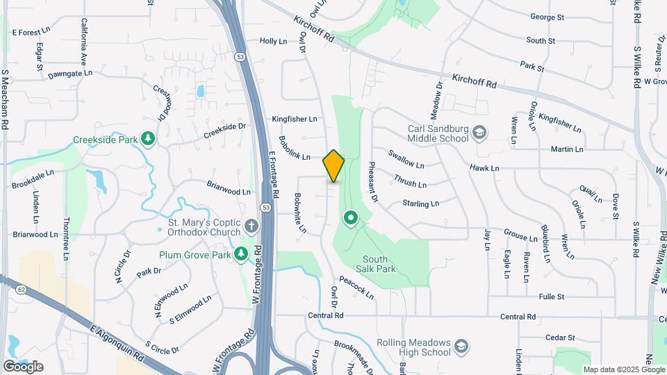 3604 Owl Dr Map and Location Details