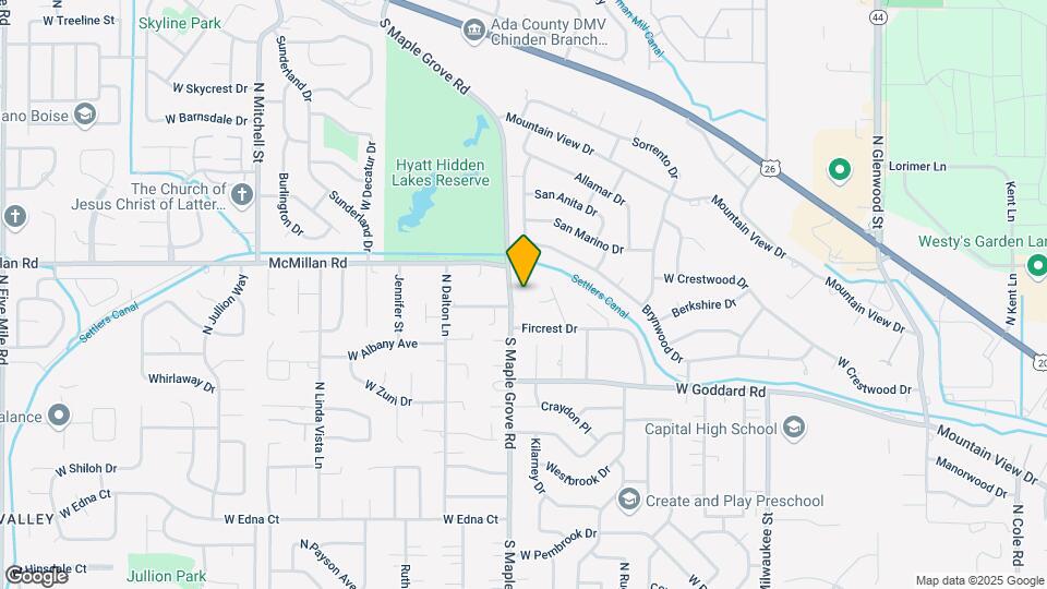 4658 N Maple Grove Rd Mapa y Detalles de la Ubicación