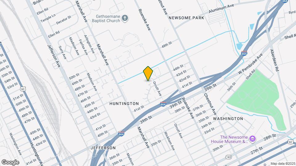 4325 Newsome Dr Map and Location Details