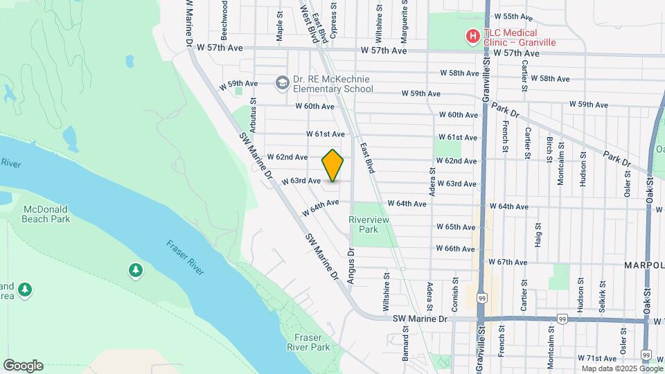 1842 W 63rd Ave Map and Location Details
