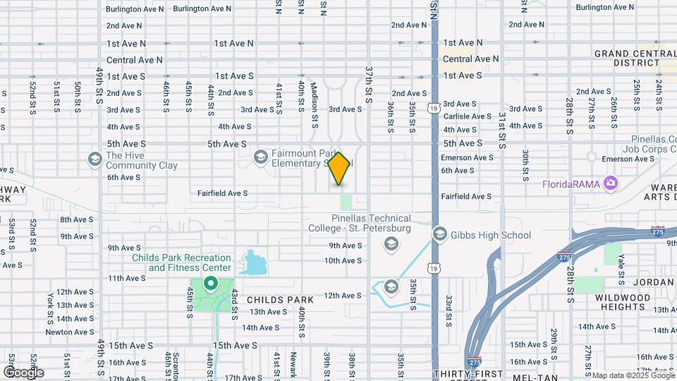 635 38th St S Map and Location Details