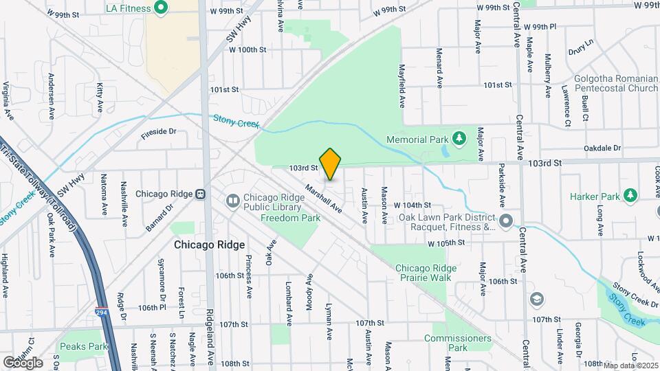 10321 S Lyman Ave Mapa y Detalles de la Ubicación
