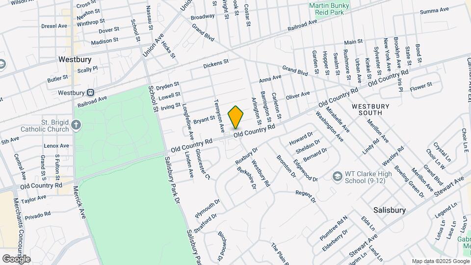 480 Westbury Rd Map and Location Details