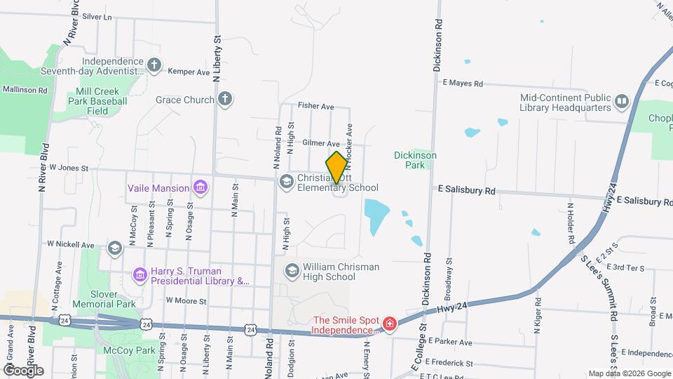 1515 N Pearl St Map and Location Details