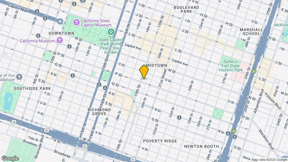 1911 P St Mapa y Detalles de la Ubicación