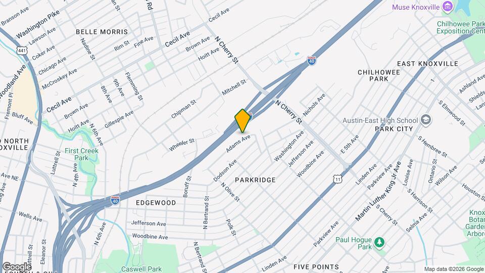 2439 Adams Ave Map and Location Details