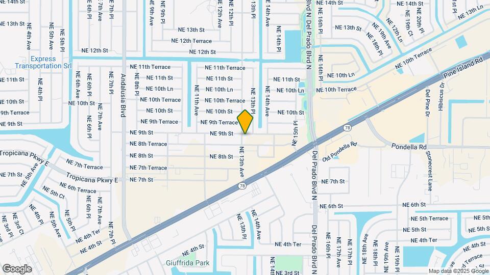 1304 NE 9th St Map and Location Details