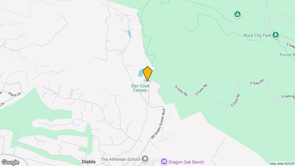 2626 Mt Diablo Scenic Blvd Mapa y Detalles de la Ubicación