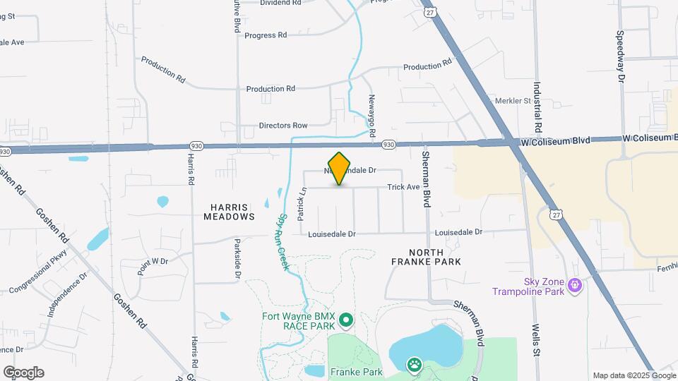 1229 Trick Ave Map and Location Details