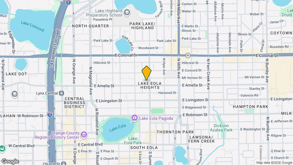 639 E Amelia St Map and Location Details