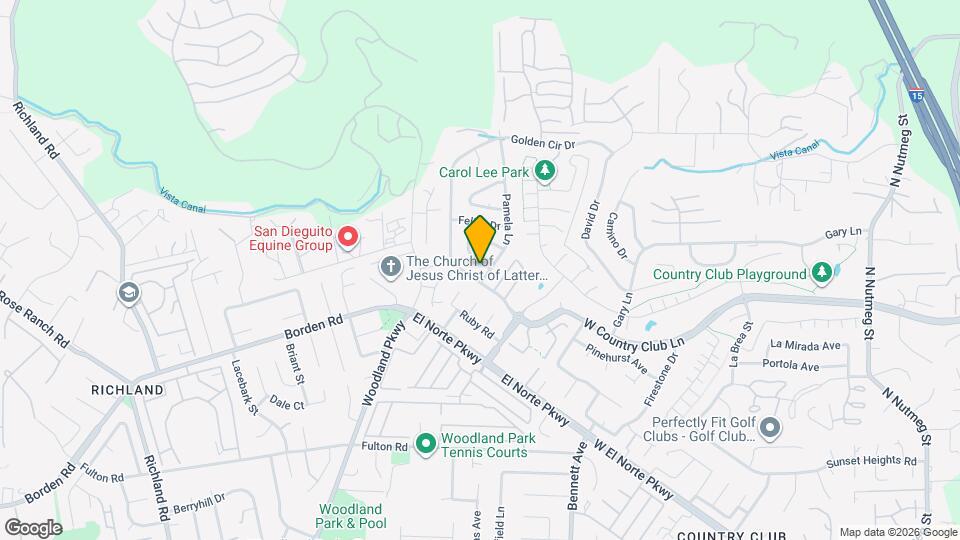 1907 Clover Way Map and Location Details