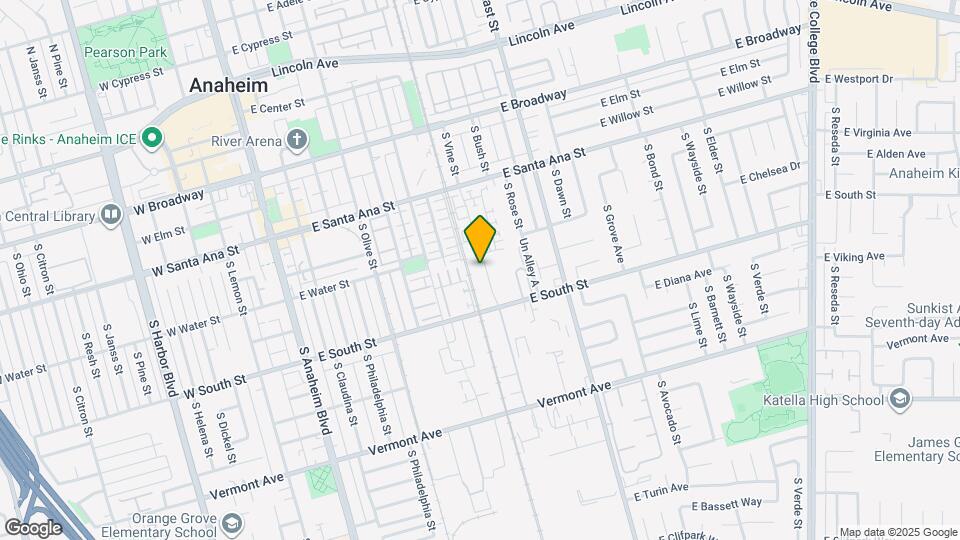 707 S Mosaic St Map and Location Details