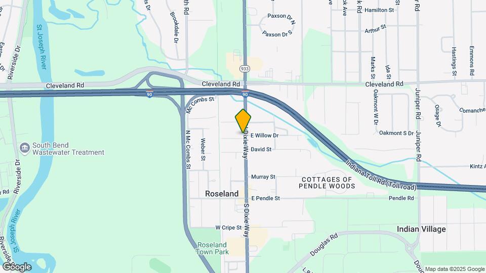101 W Willow Dr Map and Location Details