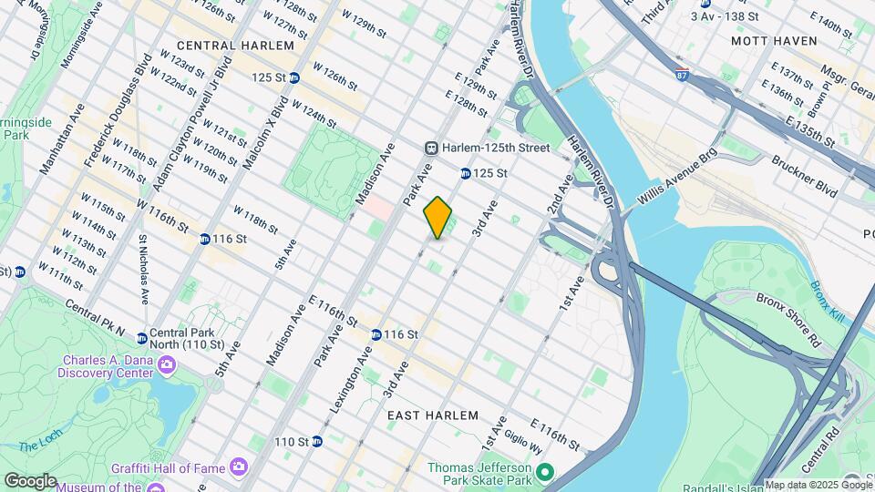157 E 121st St Map and Location Details
