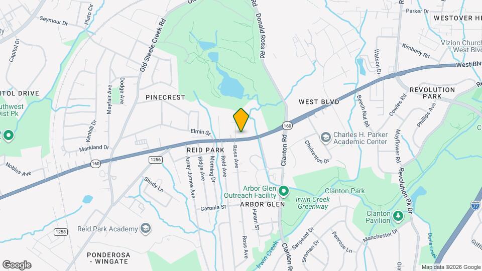 2124 West Blvd Map and Location Details