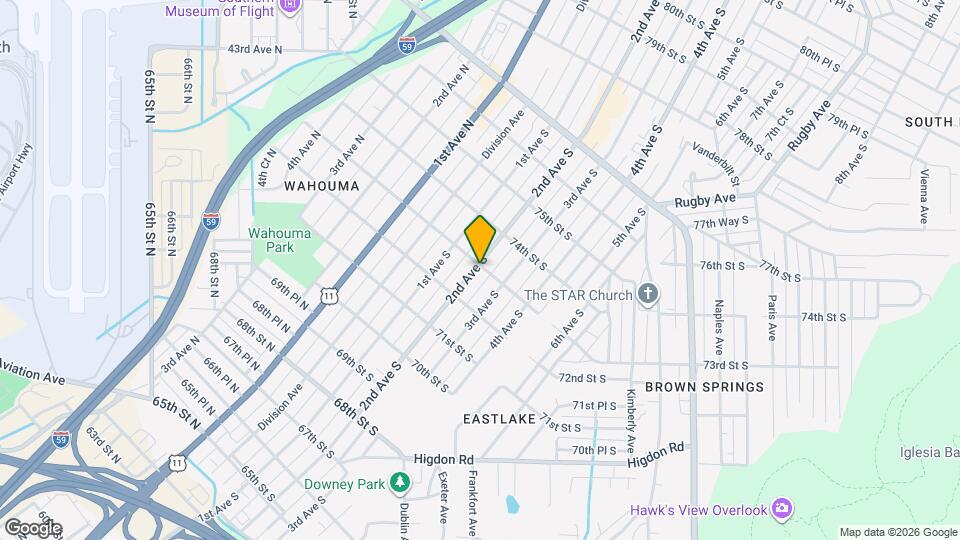 218 73rd St Mapa y Detalles de la Ubicación