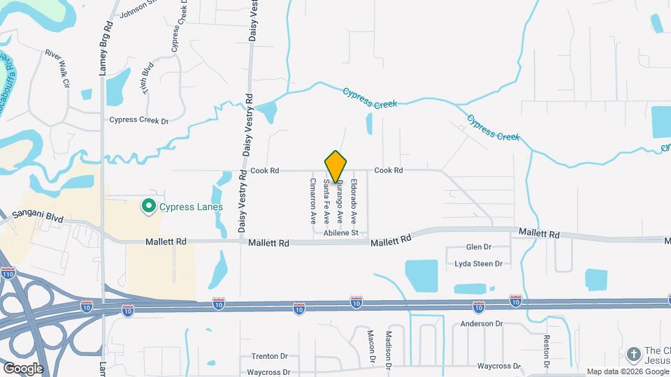 8117 Durango Ave Map and Location Details