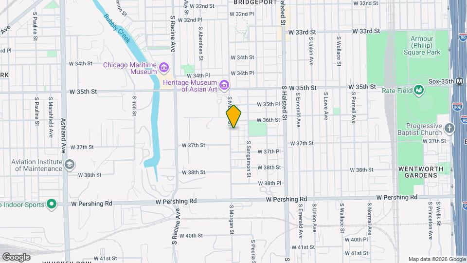 3625 S Morgan St Mapa y Detalles de la Ubicación