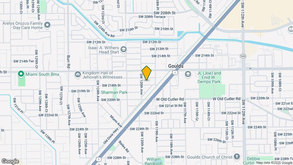 11997 SW 218th St Map and Location Details