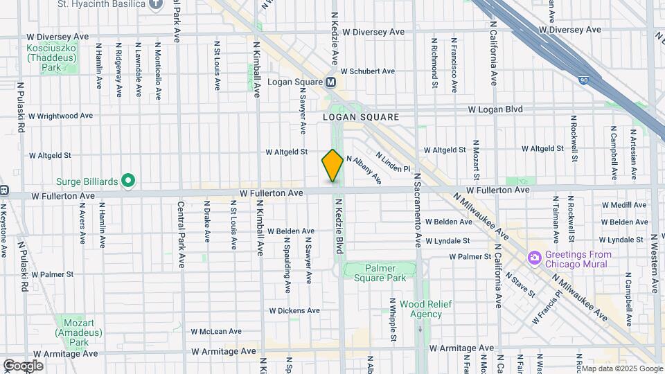 2402 N Kedzie Blvd, Unit 114 Mapa y Detalles de la Ubicación