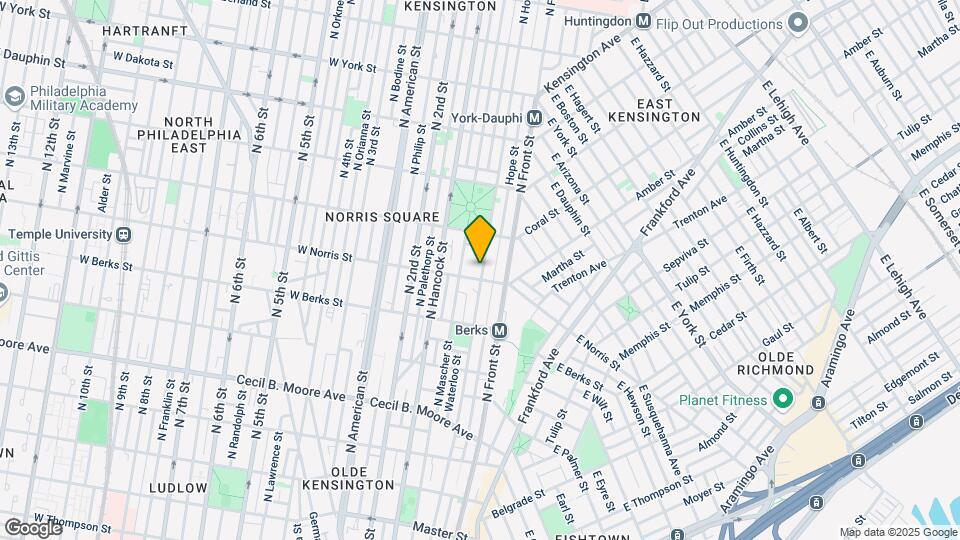 2016 N Howard St Map and Location Details