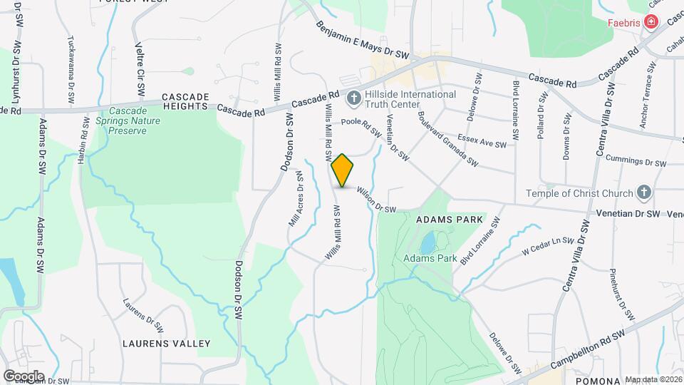 1470 Willis Mill Rd SW Map and Location Details