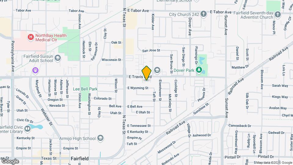 345 E Travis Blvd Mapa y Detalles de la Ubicación
