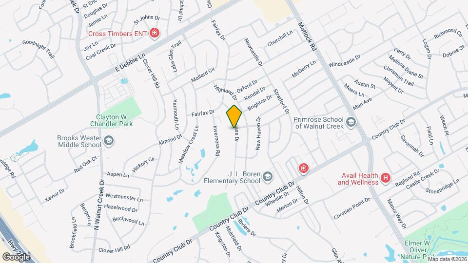 1315 Spyglass Dr Map and Location Details