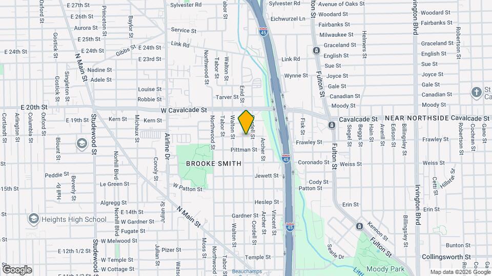 855 Mathis St Map and Location Details