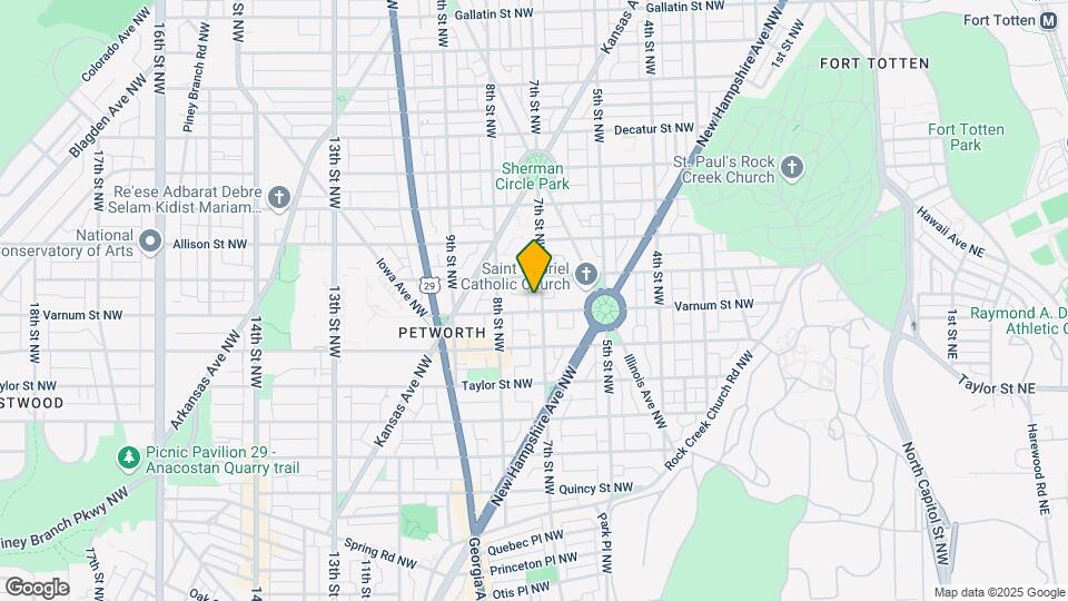 4318 7th St NW Map and Location Details