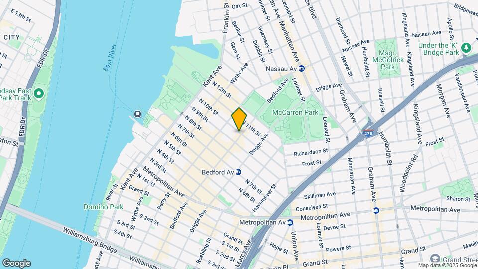 126 Bedford Ave Map and Location Details