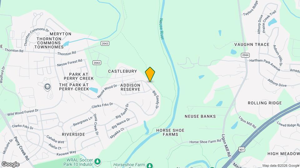6159 Neuse Wood Dr Map and Location Details