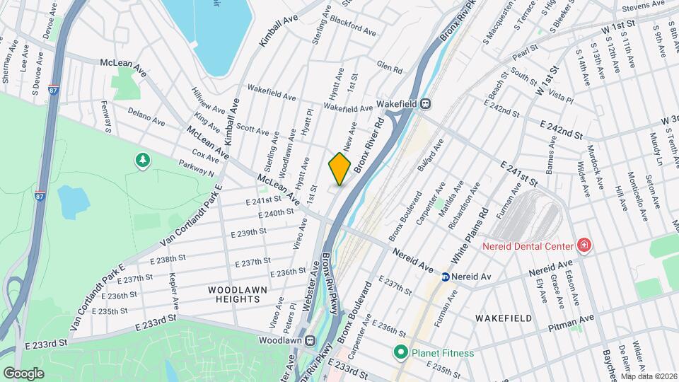 43 Bronx River Rd Map and Location Details