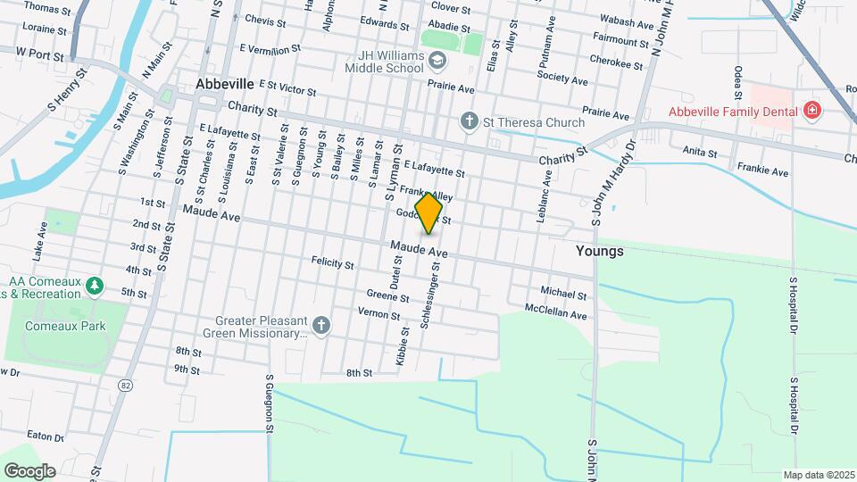 411 Kibbie St, Unit #6 Map and Location Details