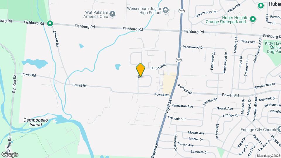 5522 Fisher Dr Map and Location Details
