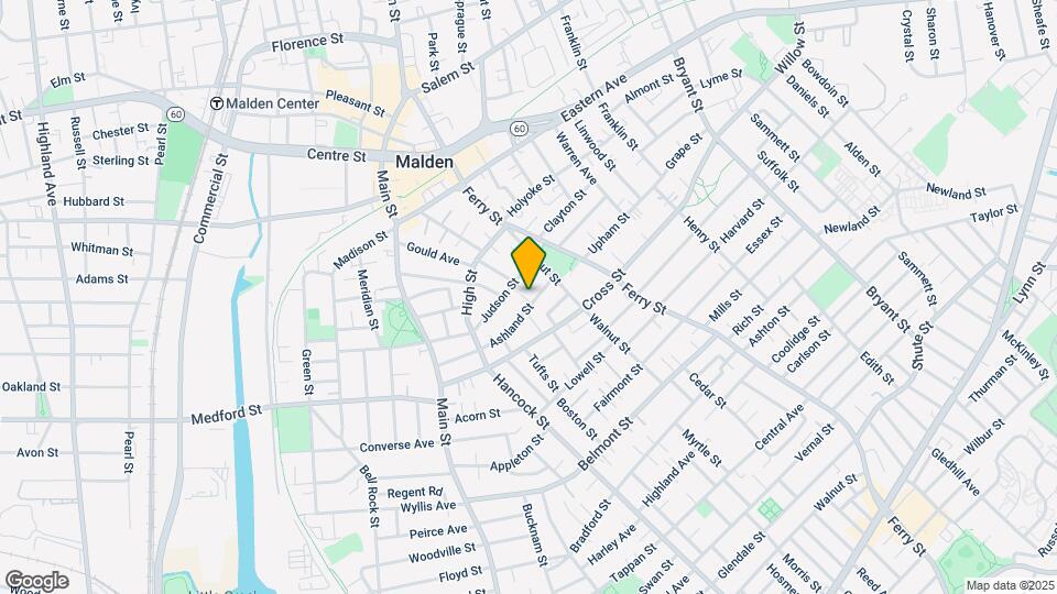 21 Ashland St, Unit 1 Map and Location Details