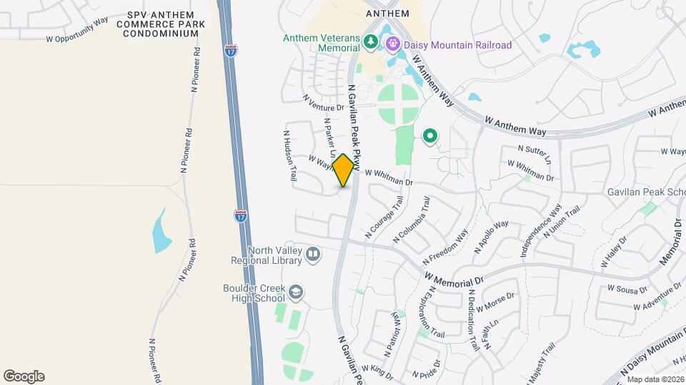 40925 N Parker Ct Map and Location Details