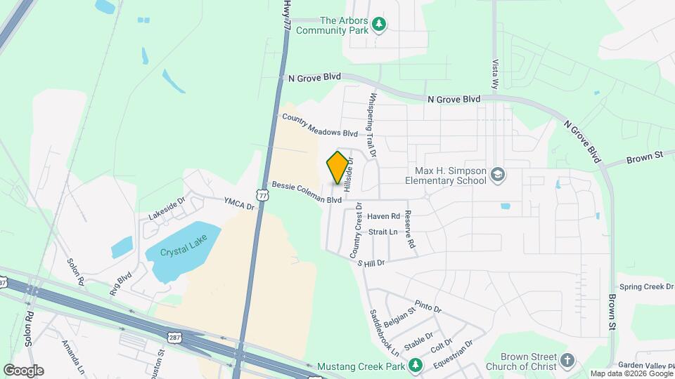 1610 Wildflower Dr Map and Location Details