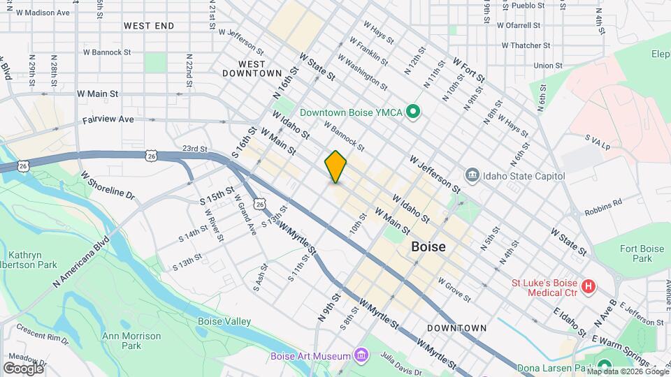 The Owyhee Apartments Map and Location Details