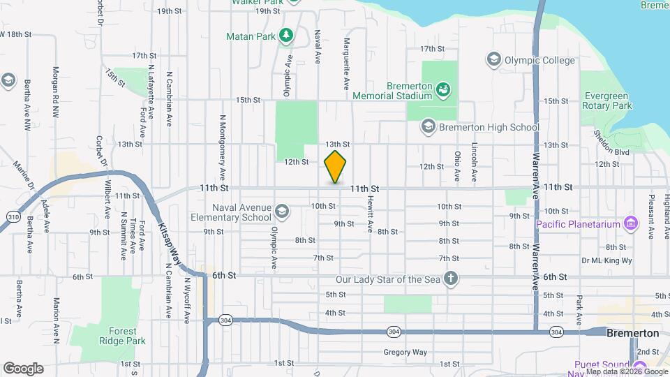 2018 11th St Mapa y Detalles de la Ubicación