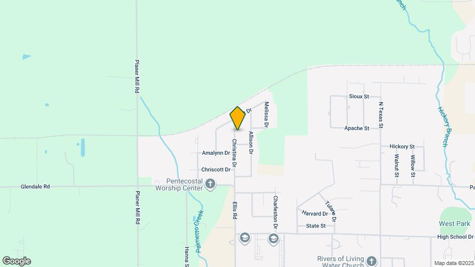 1252 Christina Dr Map and Location Details