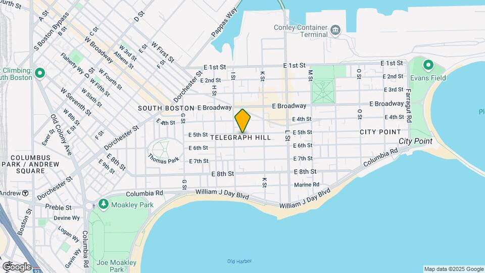 531 E 5th St Map and Location Details