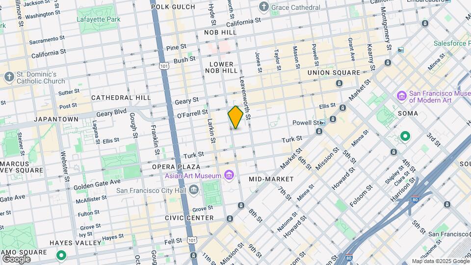 488 Eddy St Mapa y Detalles de la Ubicación