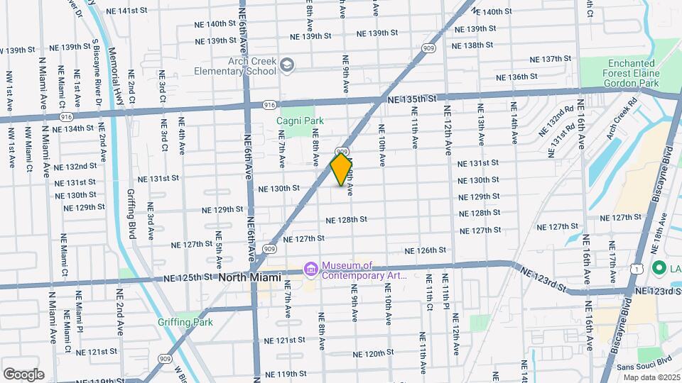 840 NE 130th St Map and Location Details
