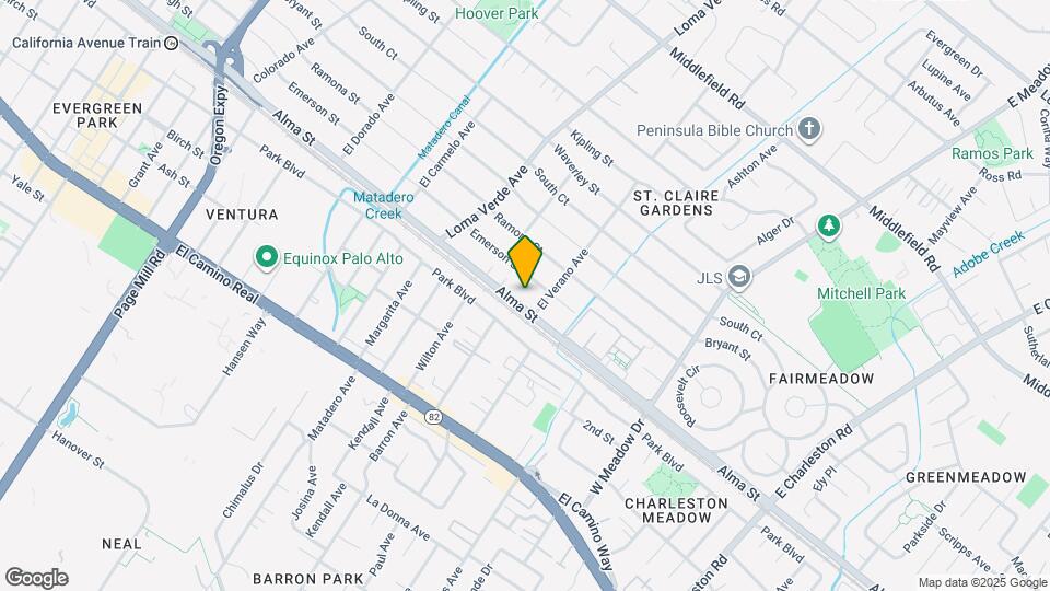 3271 Alma St Map and Location Details